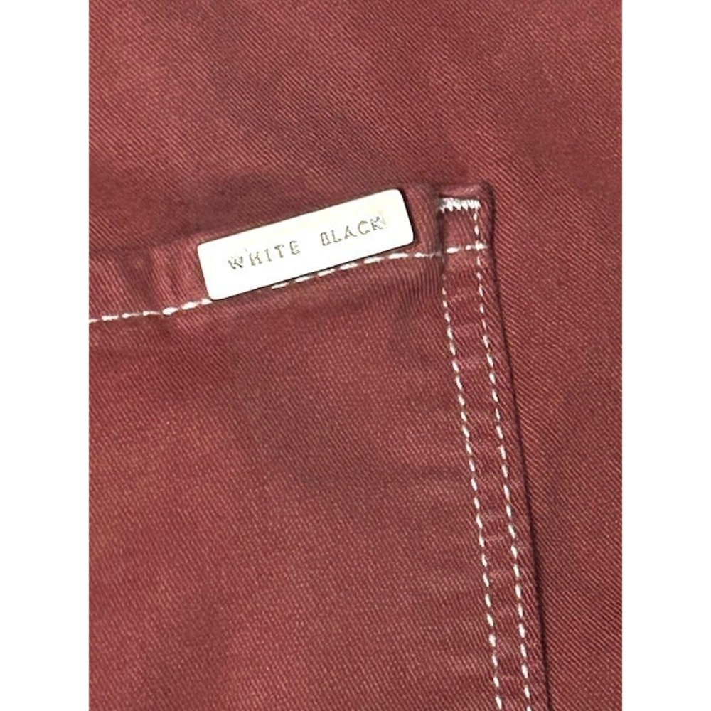 White House Black Market Womens Extra High-Rise The 5" Short Rust Red Size 00 - Picture 9 of 13